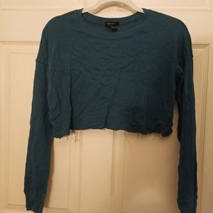 Blue Crop Top